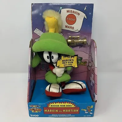 1995 Rare Warner Bros Marvin The Martian Mission From Mars Plush Toy In Box • $31.99