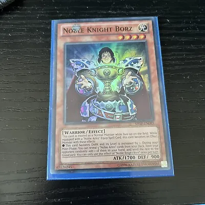 Yugioh! LP Noble Knight Borz - SHSP-EN085 - Super Rare - 1st Edition  • £1.25