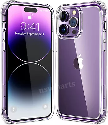 $6.95 • Buy Ultra Clear Shockproof Bumper Case Cover For IPhone 14 Pro Max 13 12 11 XS XR 8