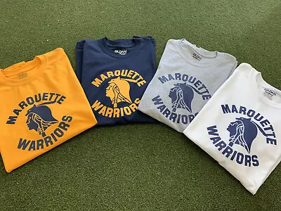 $12.95 • Buy Marquette Warriors Tshirt - Mu Basketball - Golden Eagles Shirt
