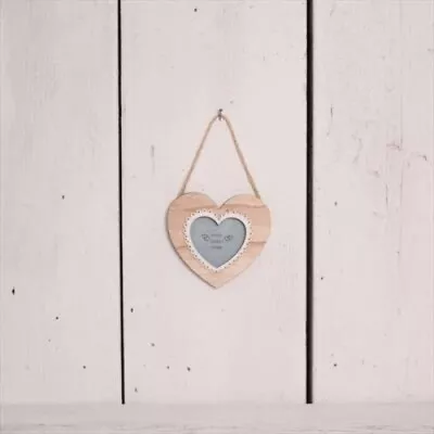 £2.99 • Buy Heart Shaped Photo Frame X 12cm - Wedding Home Decor Gift
