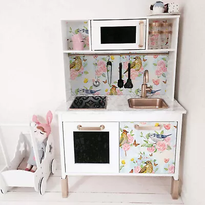 Decals For DUKTIG Ikea Birds And Flowers Sticker Floral Roses Removable • £49.95