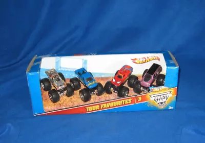 Hot Wheels Monster Jam Tour Favorites 3 Spiderman Maximum Bandit Annihilator NEW • $59.99