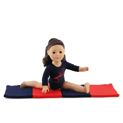 18 Inch Doll Clothes/Clothing Leotard Outfit With Gymnastics Tumbling Mat L Fits • $33.98