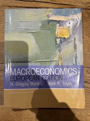Macroeconomics (European Edition) By N. Gregory Mankiw (Paperback 2014) - 2nd E • £20