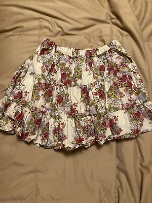Mossimo Supply Co. Floral Mini Skirt • $6.90