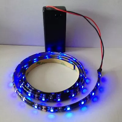£9.99 • Buy Telescopic Flag Pole Blue Led Light, 9V Battery Operated 500mm Waterproof Strip.