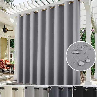 £35.87 • Buy Outdoor Pergola/Patio Curtains Waterproof Thermal Insulated Panels Drapes Garden