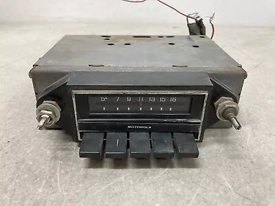 Vintage Motorola Car Radio 5c1ram7 8085 6345 • $13.50