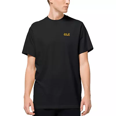 Jack Wolfskin Mens Essential Sports Casual Crew Neck T-Shirt Top Tee - S • £18
