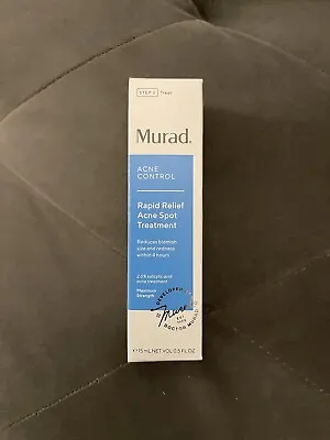 New In Box Murad Rapid Relief Acne Spot Treatment 0.5 Oz / 15 Ml EXP. 06/2023 • $18.95