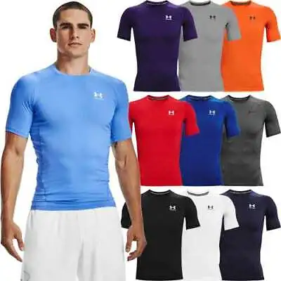 Under Armour Men's UA HeatGear Compression Short Sleeve Shirt 1361518 • $24.99