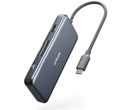 $88.17 • Buy Anker USB C Hub, PowerExpand 7-in-1 USB C Hub Adapter, With 4K HDMI, 100W Power 
