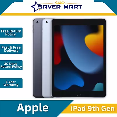 NEW Apple IPad 9th Gen 2021 - WiFi- 10.2 - 64GB - All Colors -  SEALED BOX • £269.89