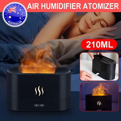 $26.95 • Buy Air Humidifier Essential Oil Diffuser Bedroom Flame Air Humidifier Mist Decor AU