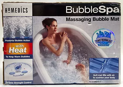 Homedics BubbleSpa Massaging Bubble Bath Mat With Heat  #BMAT-1 • $79.99