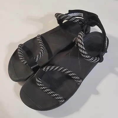 THE NORTH FACE Skeena Outdoor Sandals Rope Straps Black & White Womens Size 9 • $14.99