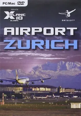 X Plane 10 Expansion: Airport Zurich Game Software DVD New In Stock • $11.62