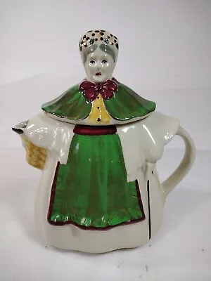$23.85 • Buy Vintage Shawnee Pottery Granny Ann Teapot Green Apron