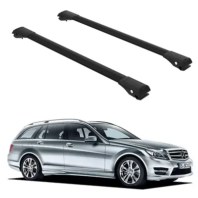 Roof Rack Cross Bars To Mercedes-Benz C-Class W204/S204 Estate/Wagon 2007-2014 • $115