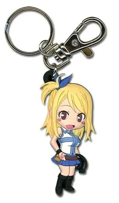 Fairy Tail Lucy Heartfilia S2 PVC Keychain Anime Licensed NEW • £9.59