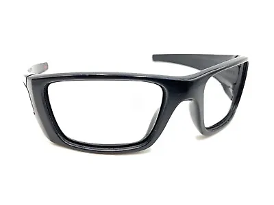 Oakley Fuel Cell Black Rectangle Wrap Sunglasses Frames 130 Designer Men Women • $64.99