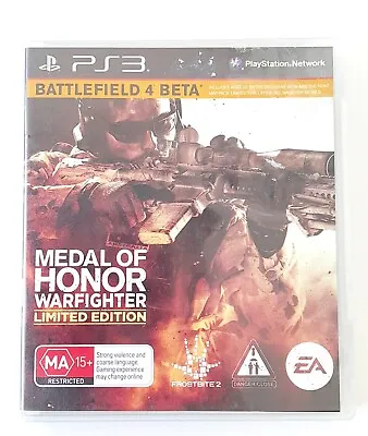 Medal Of Honor Warfighter PS3 -  No Manual Limited Edition • $13.50