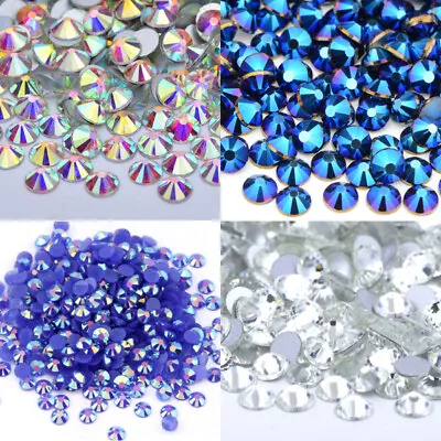 £3.99 • Buy Flat Back Rhinestone Acrylic Gem Resin Gemstone AB Embellishment Cabochon Craft