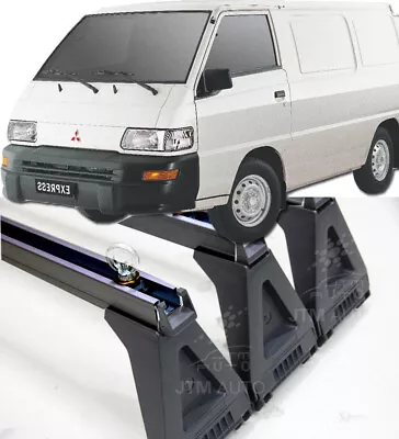 $182.16 • Buy 3 X Black HEAVY DUTY ADJUSTABLE ROOF RACKS Suits MITSUBISHI EXPRESS 1981-2013