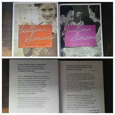 £10 • Buy Polish Books Polskie Ksiazki Paullina Simons 2 Ksiazki