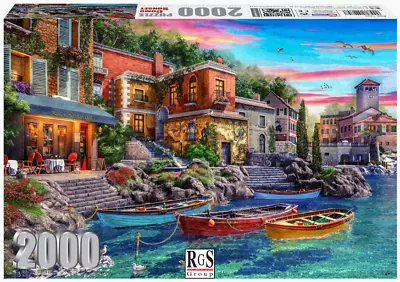 RGS Como Sunset 2000 Piece Jigsaw Puzzle • $37.10