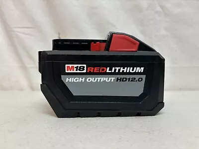 Milwaukee  M18 HD 12.0 Battery Red Lithium High Output Used Tested Read • $110