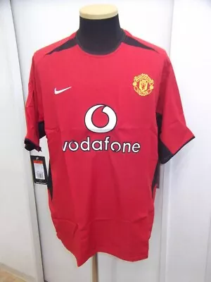 MINT Manchester United L  2002 2003 Home  Jersey  Shirt Beckham Giggs Scholes • $259.98
