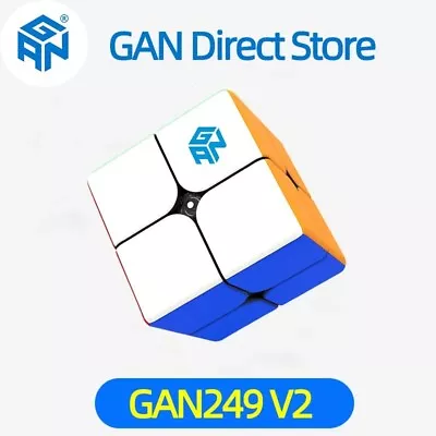 GAN 249 V22x2 Speed Cube For Kids And Adults2x2x2 Magic Cube Puzzle Toy 49mm • $19.90