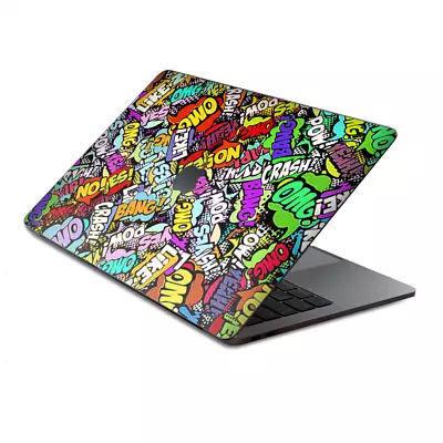 Skins Wrap For MacBook Pro 15 Inch Retina Touch  Pow Bang Omg Like  Sticker Bomb • $16.98