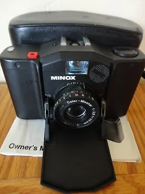 Vintage MINOX 35 EL Compact Color-Minotar F = 35 Mm Film Camera W/ Instructions • $99.95