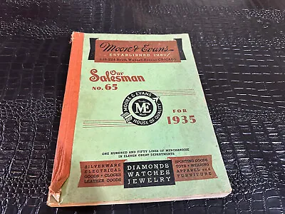 1935 MOORE & EVANS #65 Department Store Catalog - TOYS - WATCHES - LIGHTERS NbsB • $95