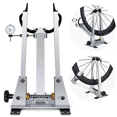 WEST BIKING Wheel Truing Stand Tire Rim Bike Wheel Repair Tool Bicycle Workstand • $85.98