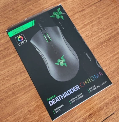 $25 • Buy Razer DeathAdder Chroma Wired Ergonomic Mouse