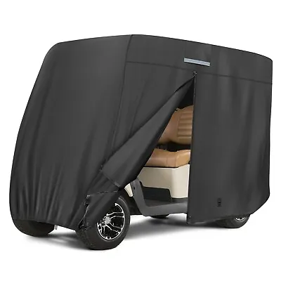 Golf Cart Cover 600D Waterproof 2/4 Passengers For Club Car EZGO YAMAHA Drive • $44.79