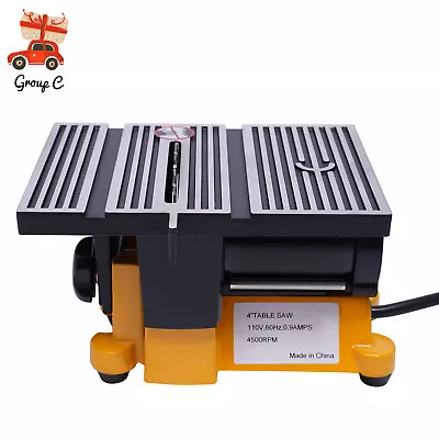 110V Mini DIY Table Saw Small Woodworking Electric Bench Saw Precision 4500rpm • $55