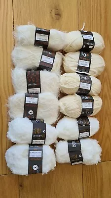 £22.99 • Buy Bergere De France Yarn 12X 25G White/cream Mix