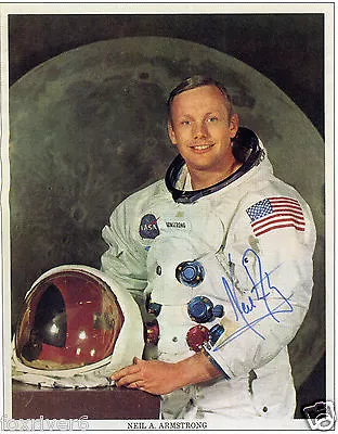 NEIL ARMSTRONG Signed Photograph - Apollo XI First Man To Walk On Moon Preprint • £5