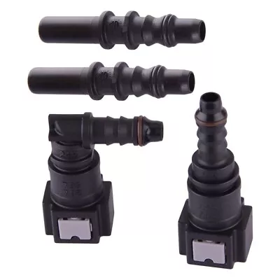 2 Set 5/16  7.89mm SAE To 5/16  8mm Nylon Fuel Line Hose Quick Release Connector • £8.99