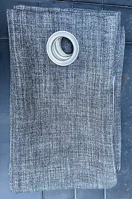 Grey Blackout Curtain Single 117x137cm Thermal • £17