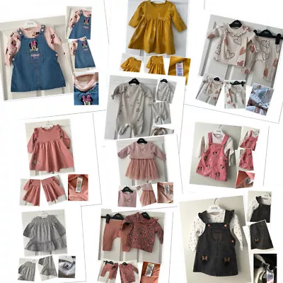 Baby Girls Multi Listing Long Sleeve Outfits & Sets Dresses  0-3 Months Next F&F • £3.99