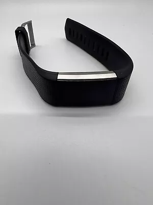 Fitbit Charge 2 Heart Rate + Fitness Wristband Tracker - Black Band UNTESTED • $17.99