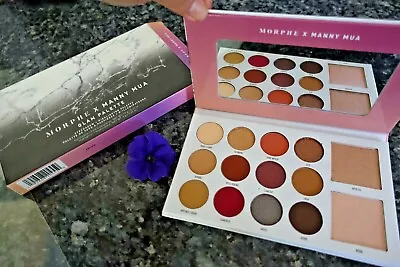 Morphe X Manny Mua Glam Palette Eyeshadow Highlighter Palette New In Box Full • $22