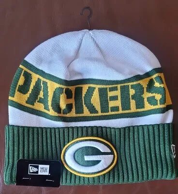 NWT Green Bay Packers Beanie Winter Knit Beanie Hat 2023 On Field New Era. • $29.99