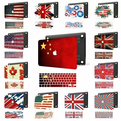 Painted Flag Pattern Laptop Hard Rubberized Case Cover For New Macbook Pro Air • $17.09